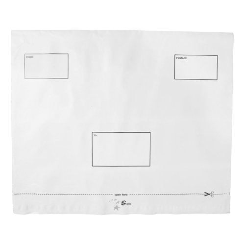 5 Star Elite DX Bags Self Seal Waterproof White 455x330mm and 50mm Flap (Pack of 100)