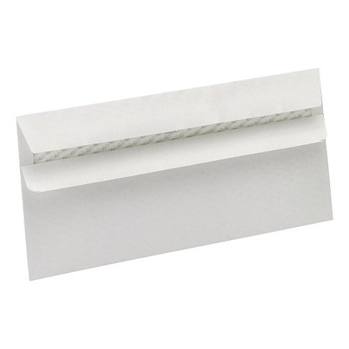 5 Star Eco Envelopes Wallet Recycled Self Seal 90gsm DL 220x110mm White (Pack of 500)