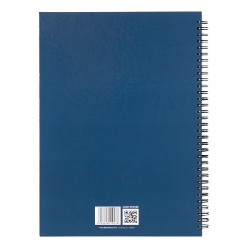 5 Star Office Twinbound Hardback A4 140Pg Indigo (Pack of 5)