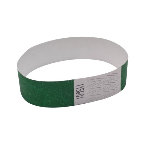 Announce Wrist Band 19mm Green (Pack of 1000) AA01834 | Announce