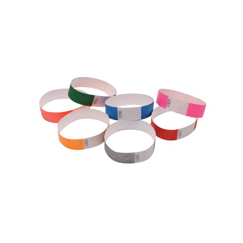 Announce Wrist Band 19mm Green (Pack of 1000) AA01834