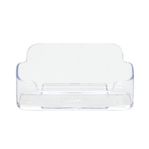 Announce Single Business Card Holder Landscape Crystal AA10446