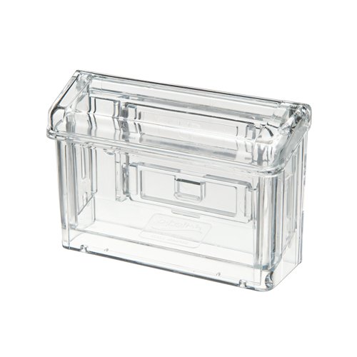 Announce Outdoor Grab a Card Business Card Holder Wall Mounted Crystal Clear AA10449
