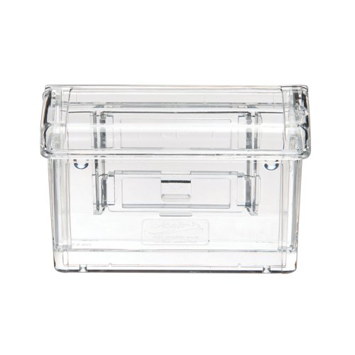 Announce Outdoor Grab a Card Business Card Holder Wall Mounted Crystal Clear AA10449