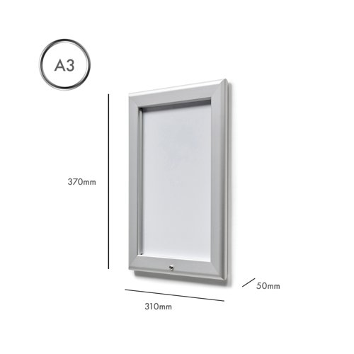 AA10597 | Introducing the 5 Star 32mm Lockable Snap Frame, the perfect solution for businesses looking to showcase their posters, artwork, and important messaging in a professional and secure way.