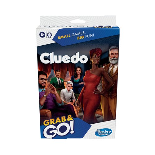 Hasbro Cluedo Grab and Go Portable Mystery Game 285 F8251