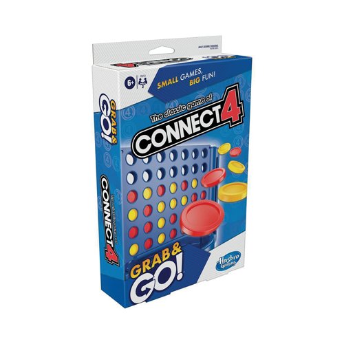 Hasbro Connect 4 Grab and Go Portable Game 285 F8253