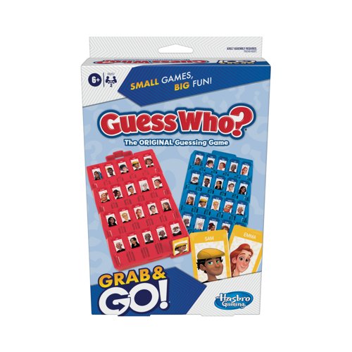 Hasbro Guess Who Grab and Go Portable Game 285 F8257