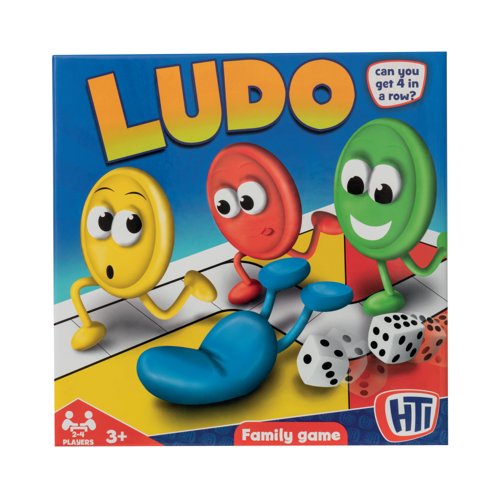 HTI Toys Ludo Traditional Family Board Game 211 1374326