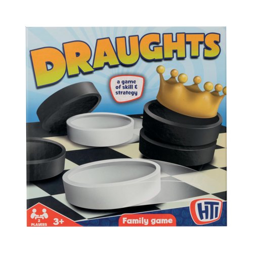 HTI Toys Draughts Traditional Family Board Game 211 1374327