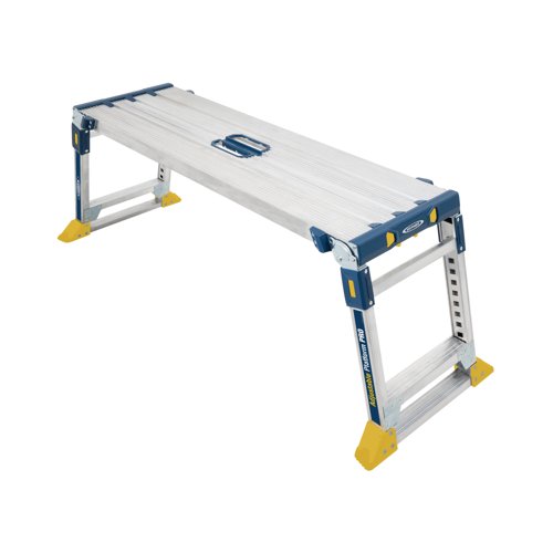 Werner Adjustable PRO Work Platform Lightweight Aluminium Blue 79023