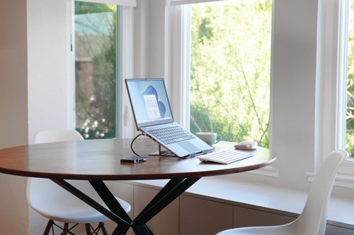 Kensington Easy Riser Laptop Riser Height Adjustable Aluminium K50417WW | ACCO Brands