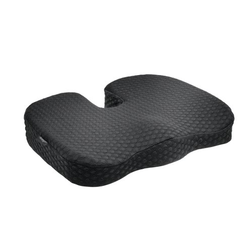 Coccyx Cut Out Seat Cushion - Black