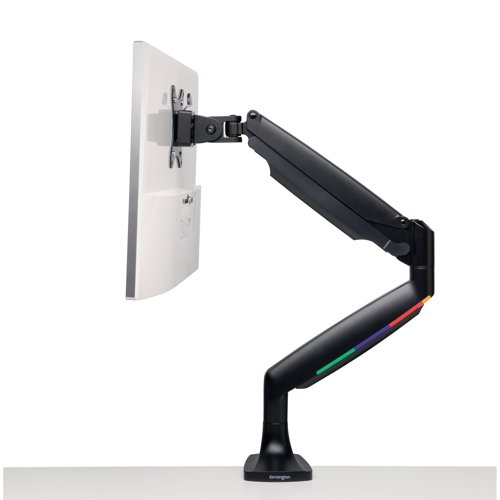 Kensington SmartFit One-Touch Single Monitor Arm Height Adjustable Black K59600WW Laptop / Monitor Risers AC59600