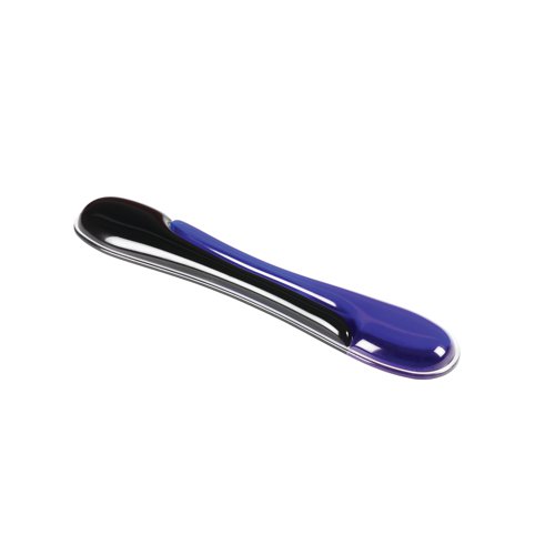 Kensington Duo Gel Wave Wristrest Blue/Smoke 62397 | ACCO Brands