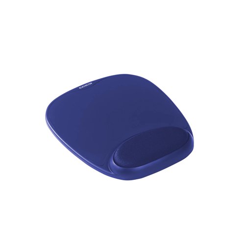 Kensington Foam Mouse Mat with Cushioned Wristrest Blue 64271 | ACCO Brands