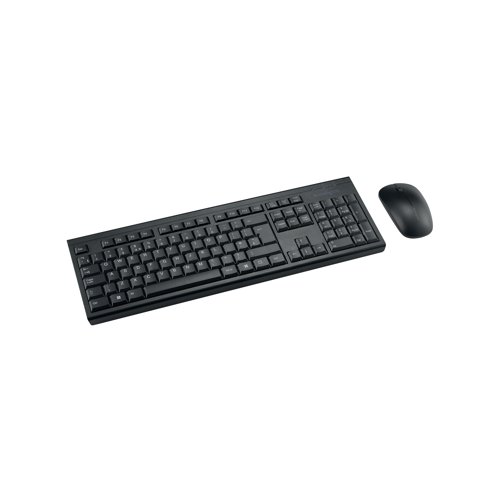 Kensington KM270 EQ Wireless Rechargeable Keyboard and Mouse Set Black K75560UK