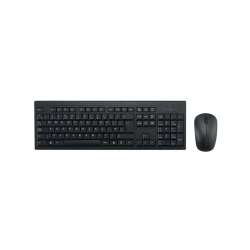 Kensington KM270 EQ Wireless Rechargeable Keyboard and Mouse Set Black K75560UK