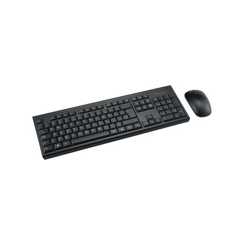 Kensington KM270 EQ Wireless Rechargeable Keyboard and Mouse Set Black K75560UK