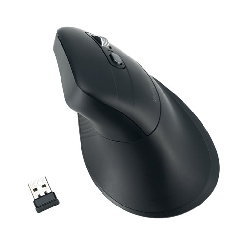 Kensington Pro Fit Ergo MY630 EQ Vertical Wireless Rechargeable Mouse Black K72482WW