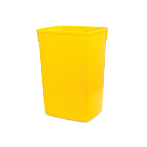 Addis 60 Litre Flip Top Bin Base Yellow 510901