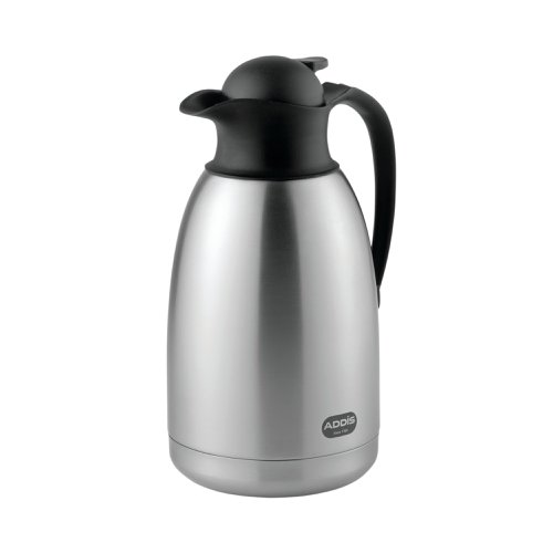 Addis Diplomat Vacuum Jug 2 Litre Stainless Steel/Black 629181600 Kitchen Accessories AG13818