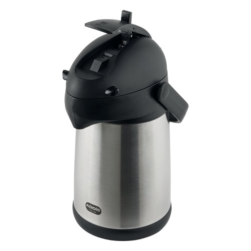 Addis Chrome President Pump Pot Vacuum Jug 2 Litre 637201600 Kitchen Accessories AG15772