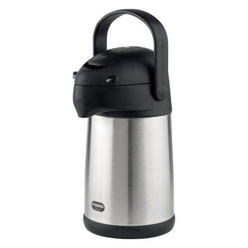 Addis Chrome President Pump Pot Vacuum Jug 2 Litre 637201600 Kitchen Accessories AG15772