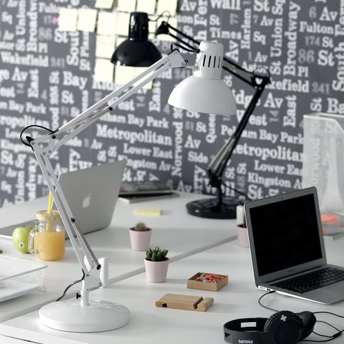 Alba Black Architect Desk Lamp ARCHI N UK Desk Lamps ALB00861