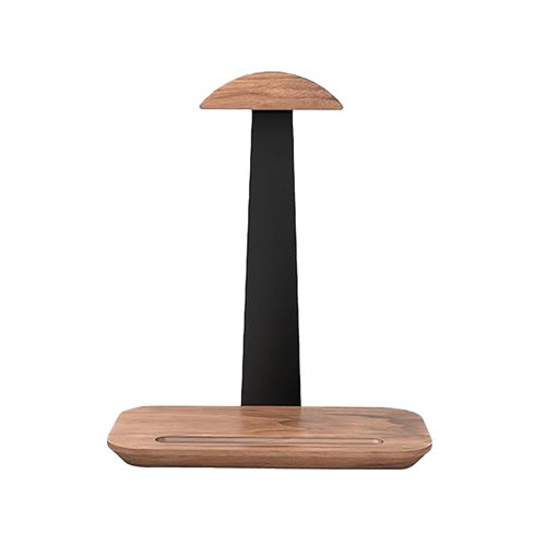 Alba HeadphoneStand Black/Walnut ODHEAD W