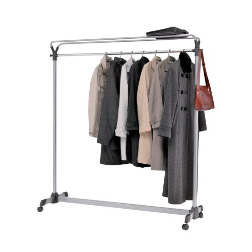 Alba Garment Coat Rack with Brakes Metal 1530x540x1715mm PMGROUP3