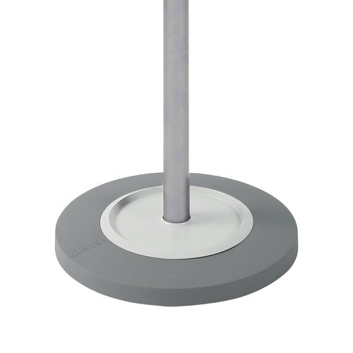 Alba Festival High Capacity Coat Stand with Umbrella Holder 350x350x1870mm Silver/White PMFESTY2BC