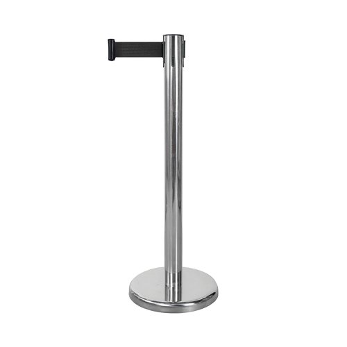 Stewart Superior Economy Flexi Barrier Stand and Base Chrome AN800003 Demarcation Barriers AN800003