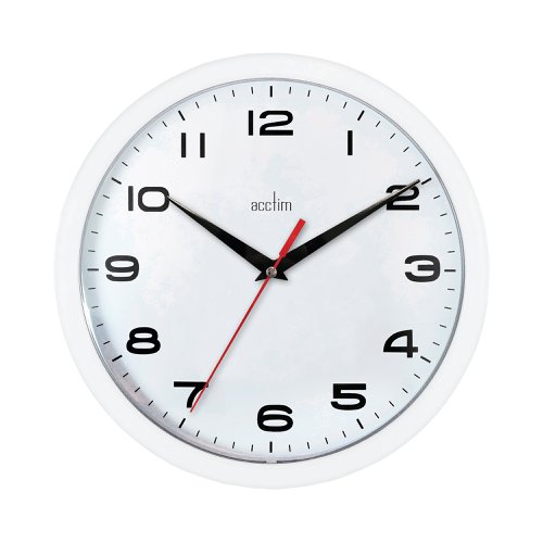 Acctim Aylesbury Wall Clock White 92/301