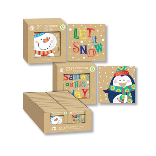 Cards 20 Comp Novelty 4Des CDU (Pack of 24) XAMGC503