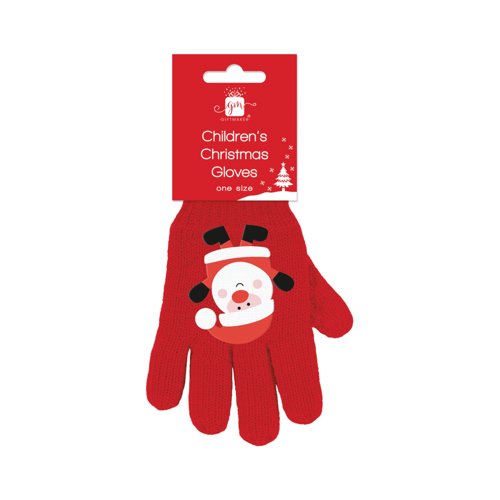 Giftmaker Childrens Christmas Gloves Pack of 12 XAPGZ401