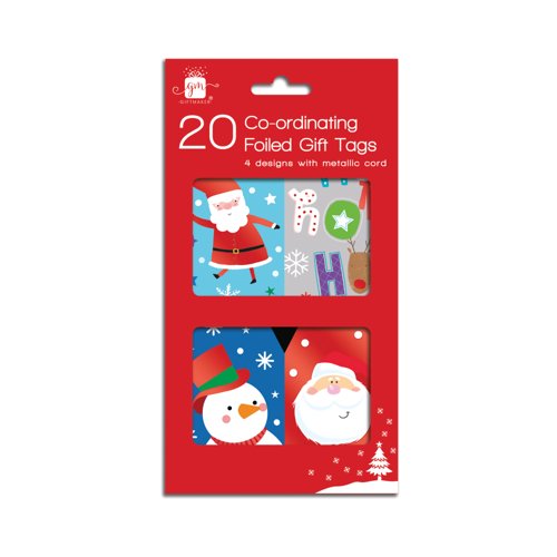 Giftmaker Santa/Friends Coordindated Tags x20 Pack of 25 XGIMTAC5A106