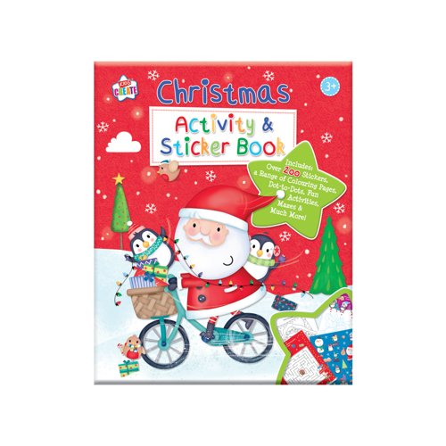Giftmaker Christmas Sticker Activity Book Pack of 24 XGIMACC5A012