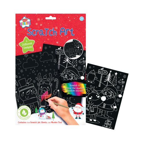 Scratch Art Sheets Pack of 24 XXSCTC