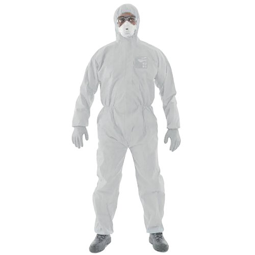 Ansell Microgard 1500 Plus Coverall White Large ANWH15111L