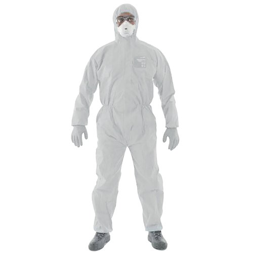 Ansell Microgard 1500 Plus Coverall White 3XL ANWH151113XL Overalls, Bibs & Aprons ANS00462