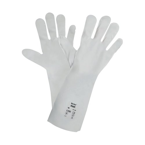 Ansell Barrier Gloves1Pr White Size S AN02-100S