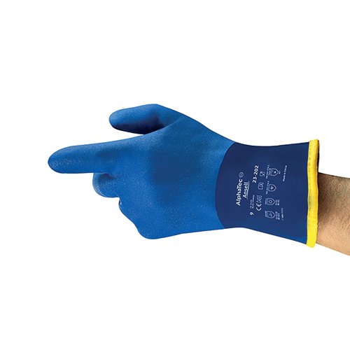 Ansell Alphatec Gloves Blue Size L (Pack of 6) AN23-202L | Ansell