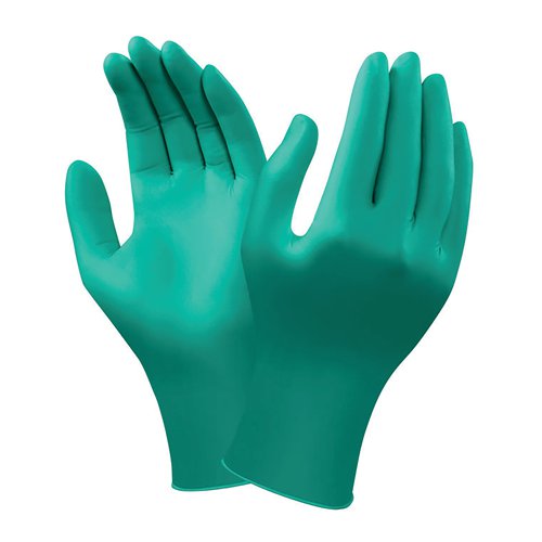 Ansell Touch N Tuff 92-600 Latex Gloves (Pack of 1000) Green M