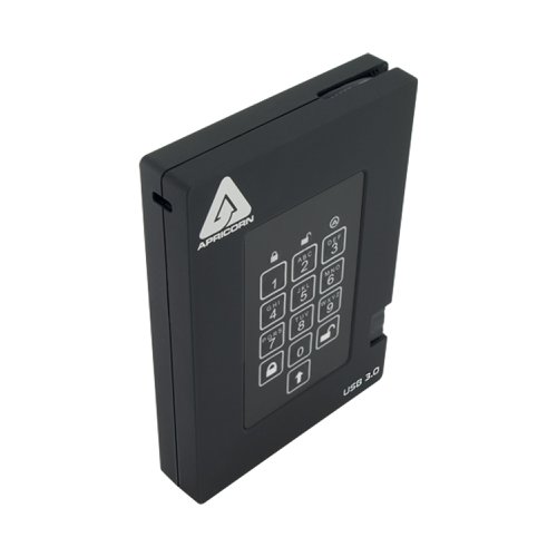 Apricorn Aegis Fortress SSD USB 3.0 256GB Black A25-3PL256-S256F