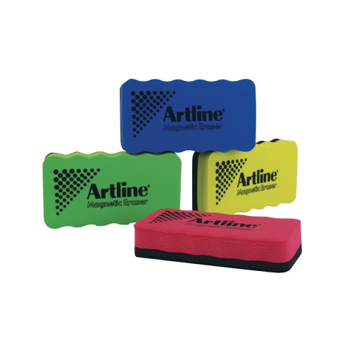 Artline Smiley Whiteboard Eraser Assorted (Pack of 4) ERTmm4A