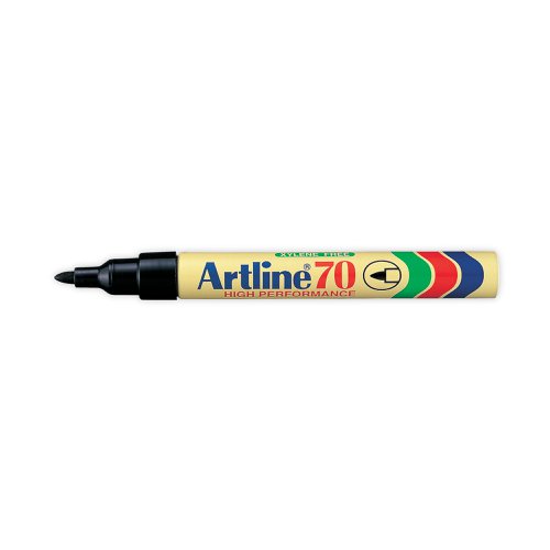 Artline 70 Bullet Tip Permanent Marker Black (Pack of 12) A701