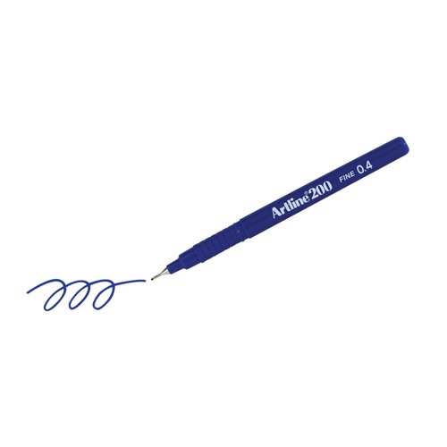 Artline 200 Fineliner Pen Fine Blue Buy One Pack of 12 Pens Get One Pack of 12 Pens Free AR810512