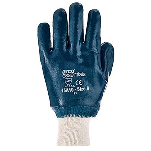 Arco Essentials Heavyweight Fully Nitrile-Coated Work Gloves 1 Pair 9