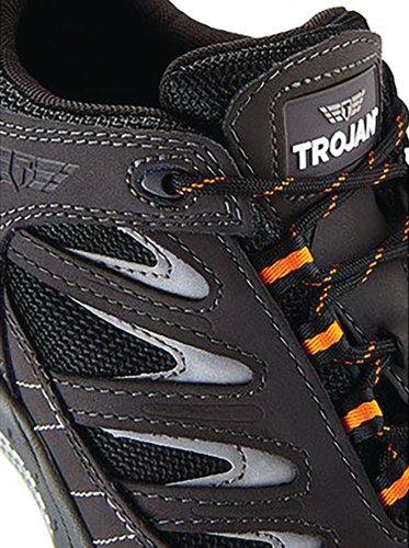 Trojan Hyperion Black S1P Safety Trainers 3